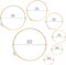 7 Pieces 7 Sizes Embroidery Hoops 4 inch to 12 inch Bamboo Circle Cross